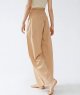 Ladies Linen Trousers, High Waist Pocket Cotton Linen Wide Leg Pants